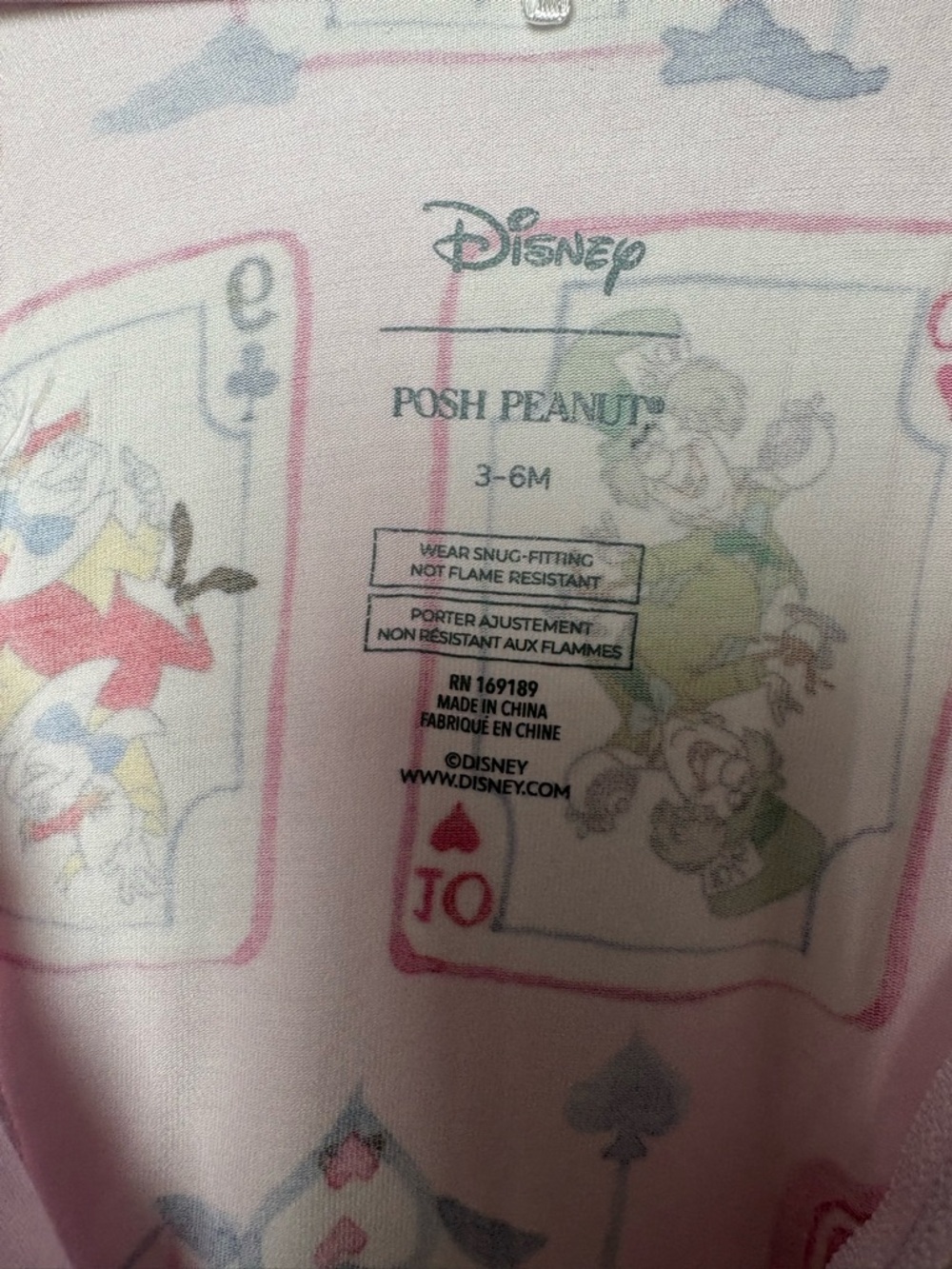 Posh Peanut Disney Alice in Wonderland Convertible Zippy 3-6M EUC - Picture 6 of 7